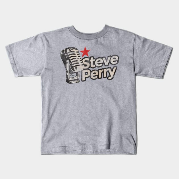 Steve Perry Vintage Kids T-Shirt by G-THE BOX